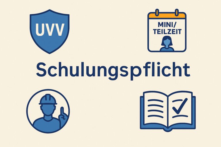 schulungspflicht bei minijob und teilzeit uvv 2
