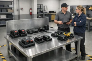 lithium ionen akkus im brandschutz risiken regeln checklisten fuer unternehmen