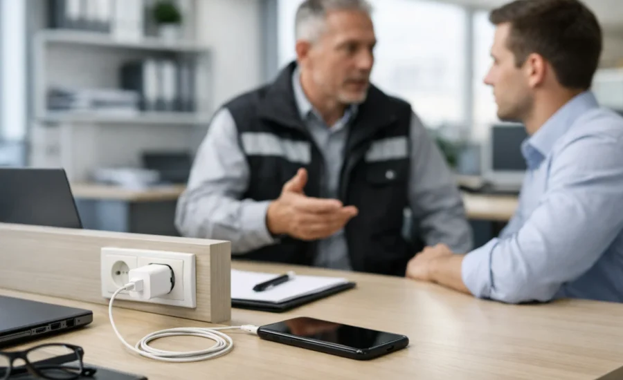 private elektrogeraete im betrieb regeln zu ladegeraeten radios und homeoffice