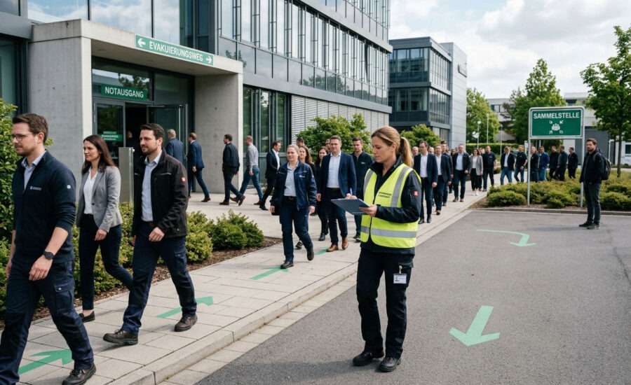 raeumungsuebung betrieb evakuierung organisieren pad kempf